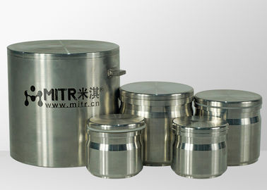 Βάζο 50ml μύλων σφαιρών ανοξείδωτου - όγκος 2500ml/πλανητικό αλέθοντας βάζο σφαιρών